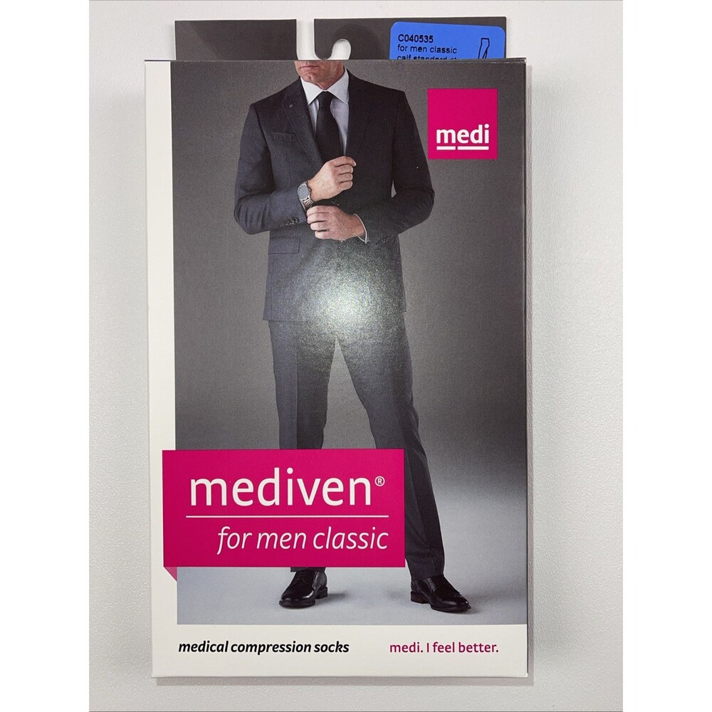 Mediven For Men Classic 15-20 mmHg Calf Compression Stockings Closed Toe Size V